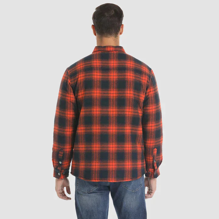 Moderne Stijl Flanellen Jas voor Mannen