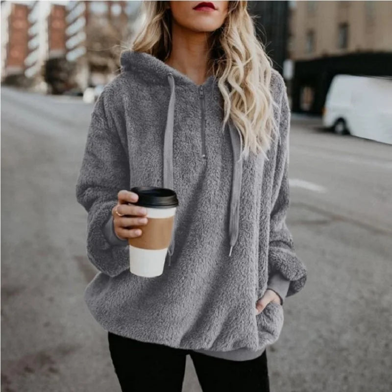 Zachte Fleece Hoodie voor Vrouwen