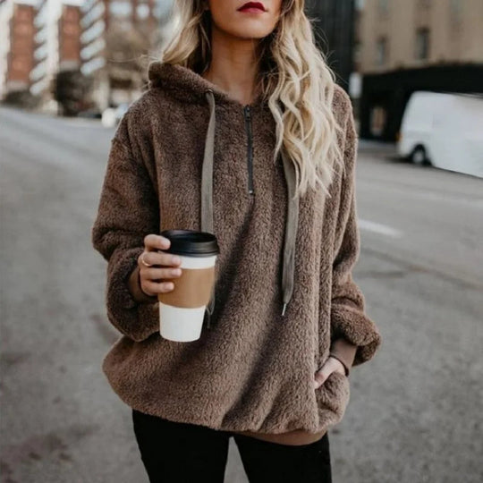 Zachte Fleece Hoodie voor Vrouwen