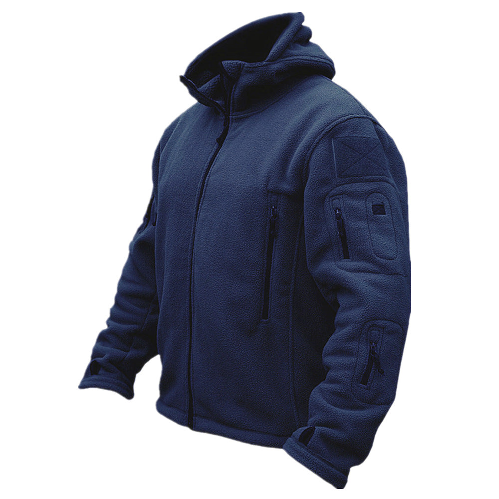 Tactische Outdoor Fleece Jas met Capuchon voor Mannen
