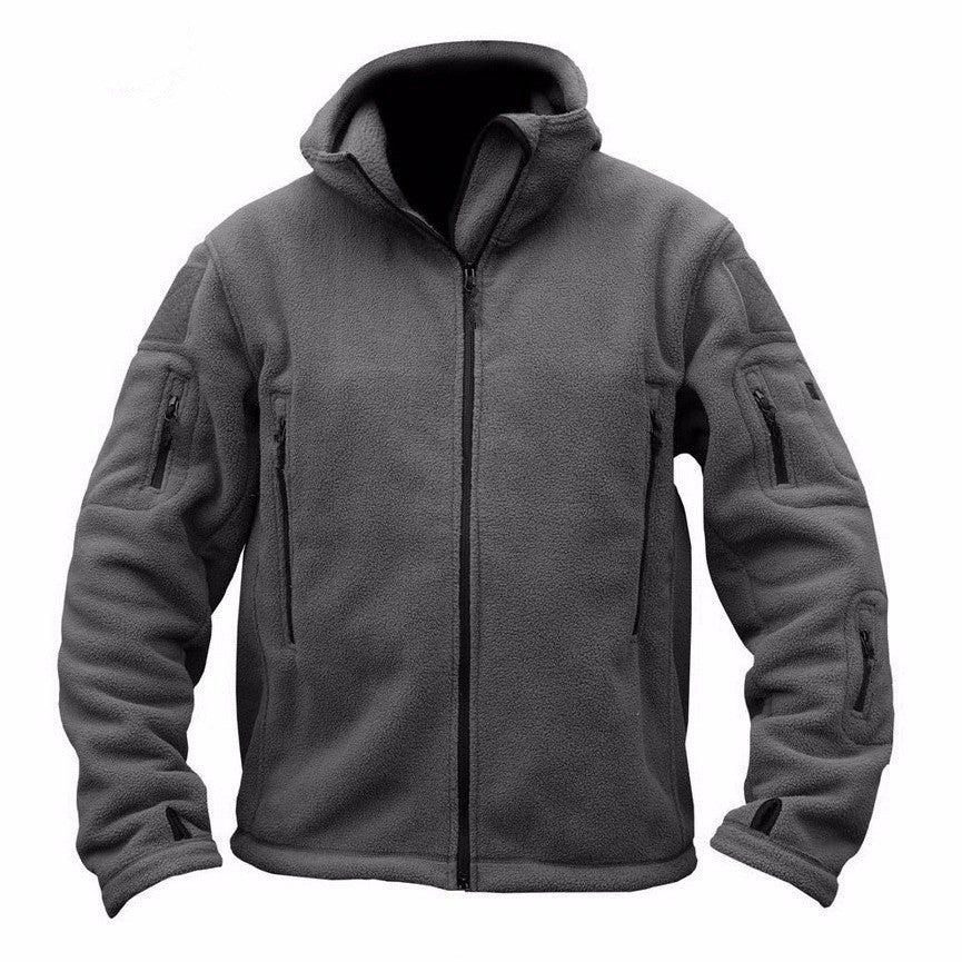 Tactische Outdoor Fleece Jas met Capuchon voor Mannen