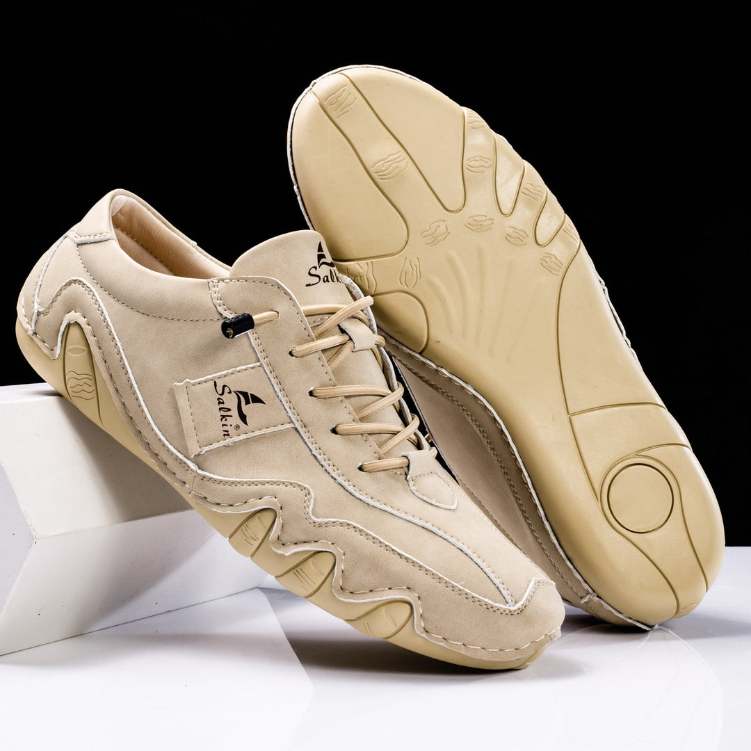 Comfortabele Leren Sneakers voor Mannen