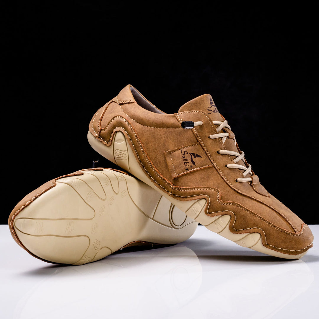 Comfortabele Leren Sneakers voor Mannen