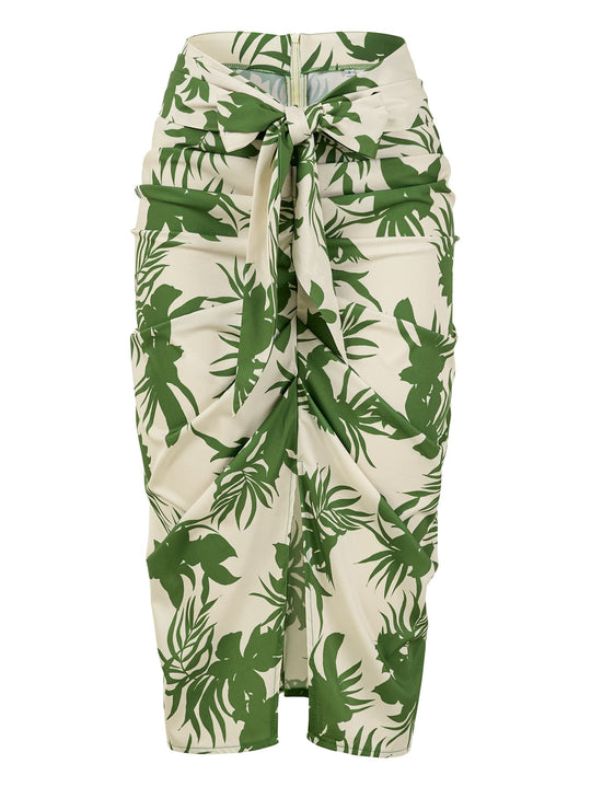Zomerse Groene Midirok voor Vrouwen