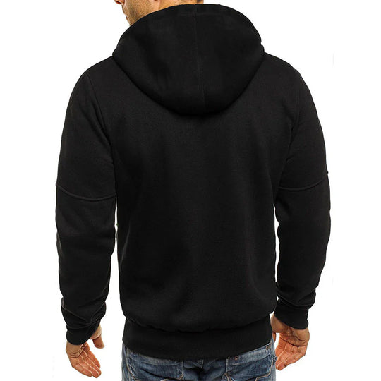 Casual Rits Hoodie Sweatshirt voor Mannen