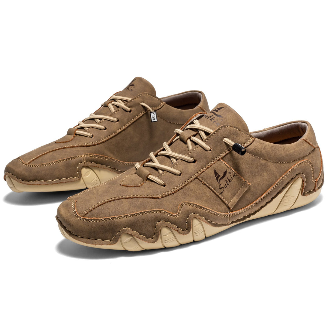 Comfortabele Leren Sneakers voor Mannen