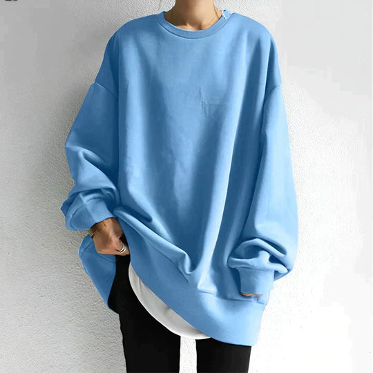 Casual Oversized Trui met Lange Mouwen voor Vrouwen