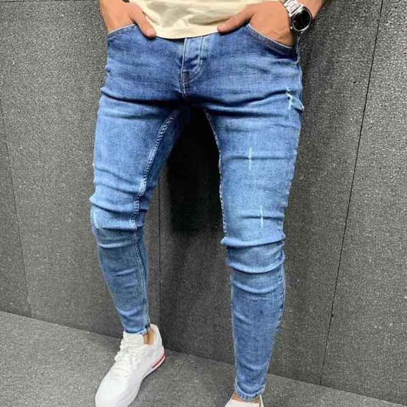Strakke Slim Fit Spijkerbroek voor Mannen