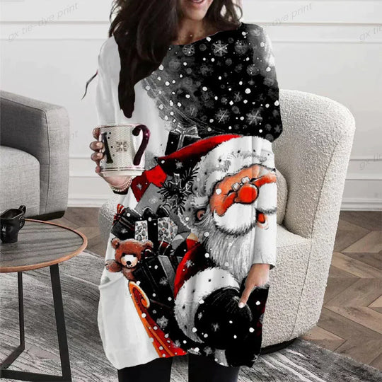 Kerst Lounge Jurk voor Vrouwen