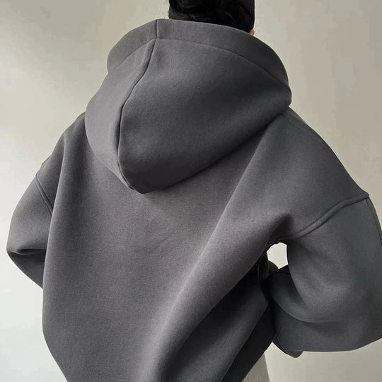 Casual Hoodie met Opstaande Kraag voor Vrouwen