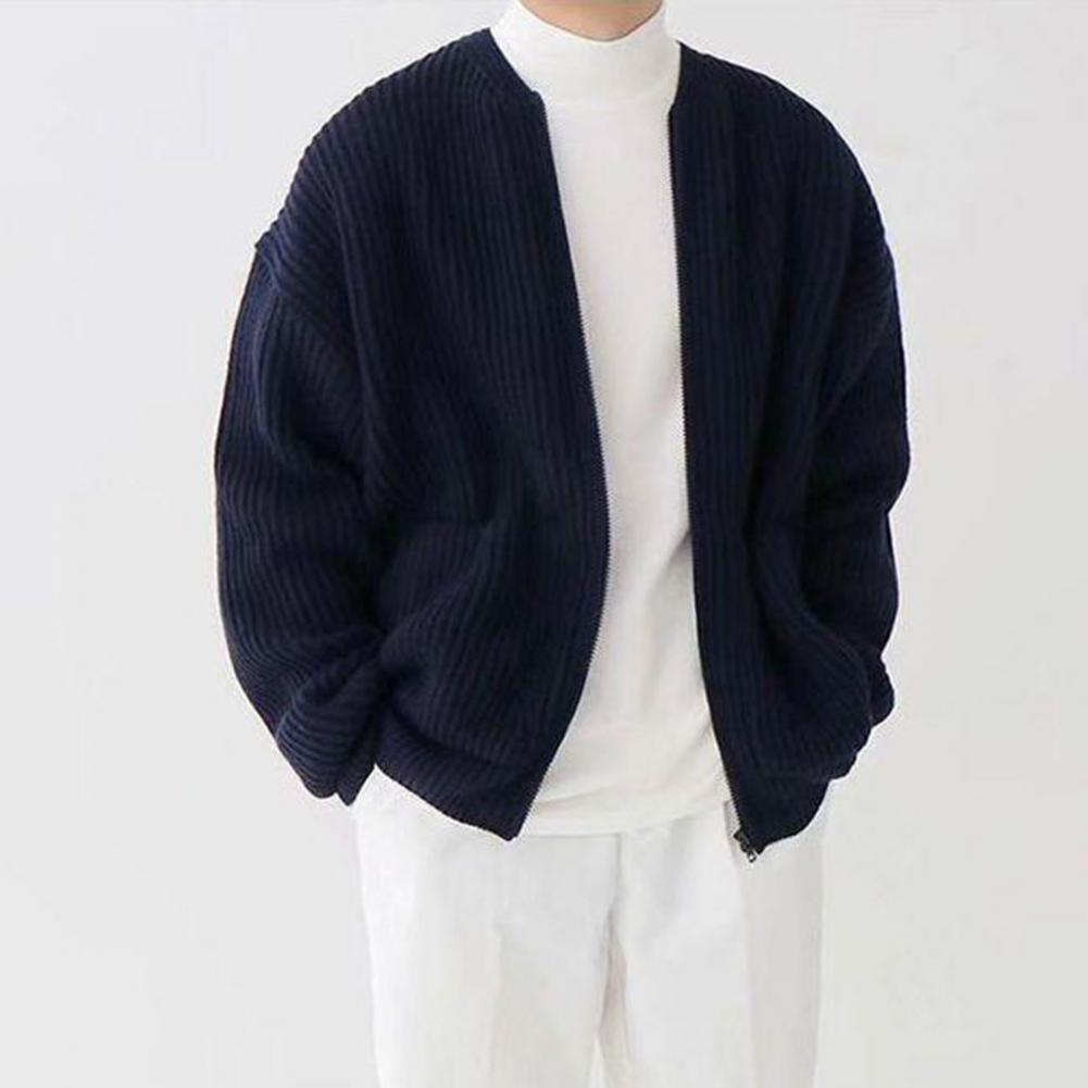 Gebreide Cardigan met Relaxte Pasvorm voor Mannen