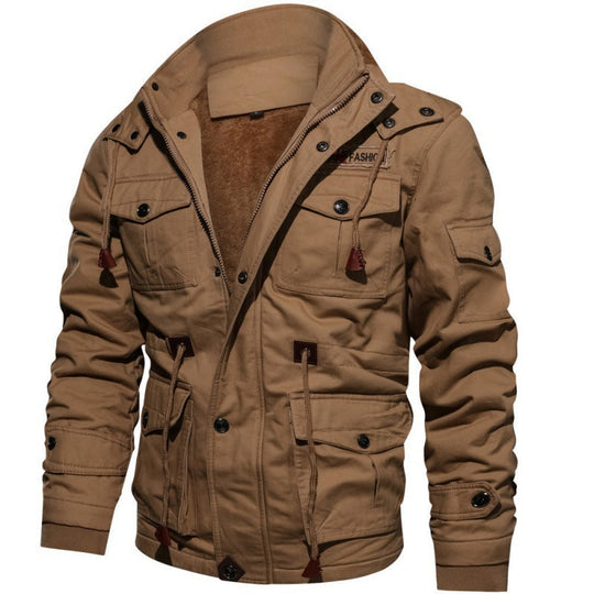 Trendy Waterbestendige Fleece Jas voor Mannen