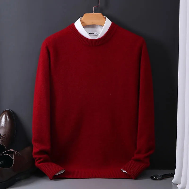 Luxe Kasjmier Trui voor Mannen