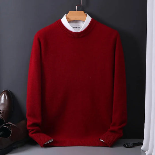 Luxe Kasjmier Trui voor Mannen