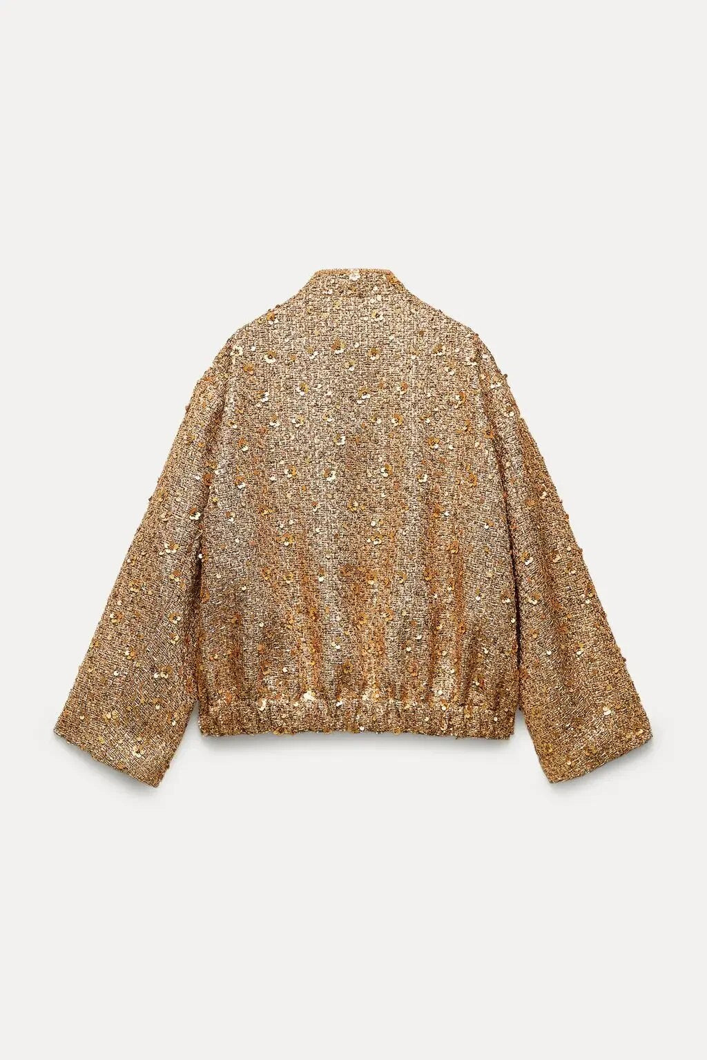 Modern Klassiek Metallic Jasje voor Vrouwen