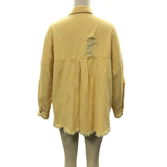 Casual Oversized Spijkerjack voor Vrouwen