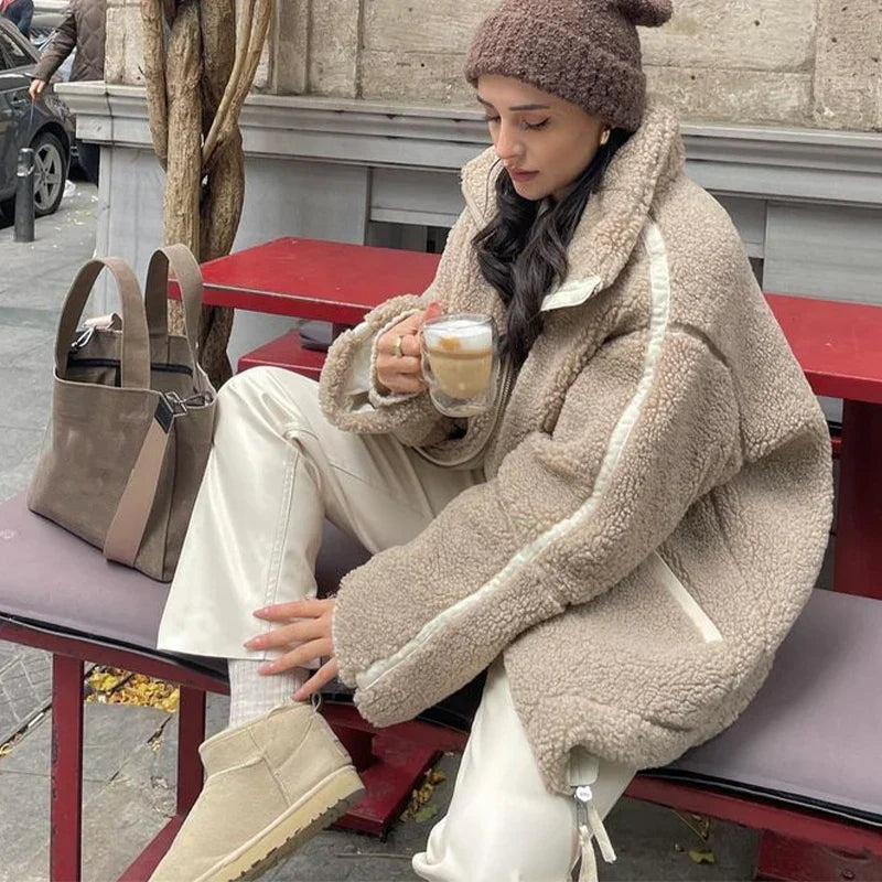 Warme Oversized Teddyjas voor Vrouwen
