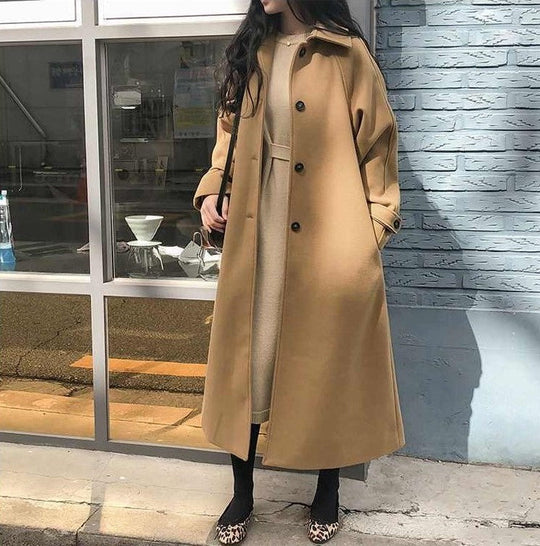 Elegante Lange Jas voor Vrouwen