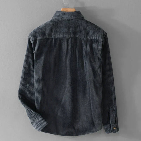 Klassiek Corduroy Overhemd met Knopen voor Mannen