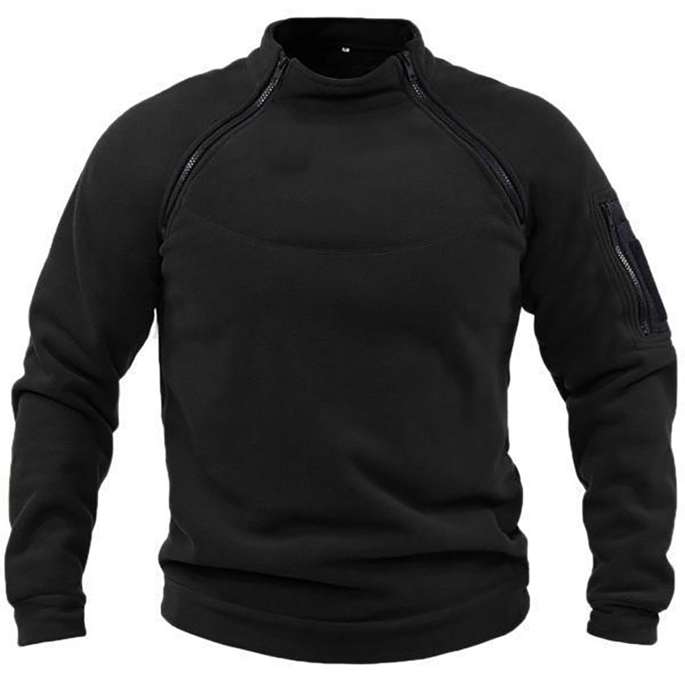 Slim-Fit Top met Tactisch Ontwerp voor Mannen