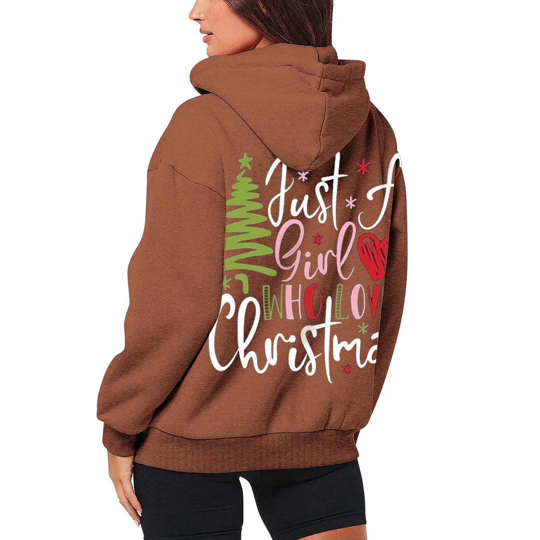 Comfy Kerst Vest met Capuchon voor Vrouwen