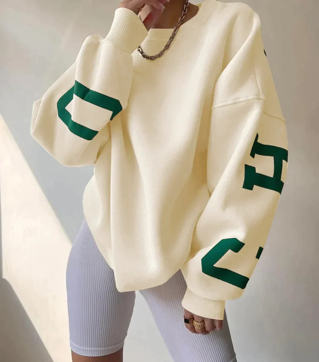 Comfortabele Oversized Sweatshirt voor Vrouwen