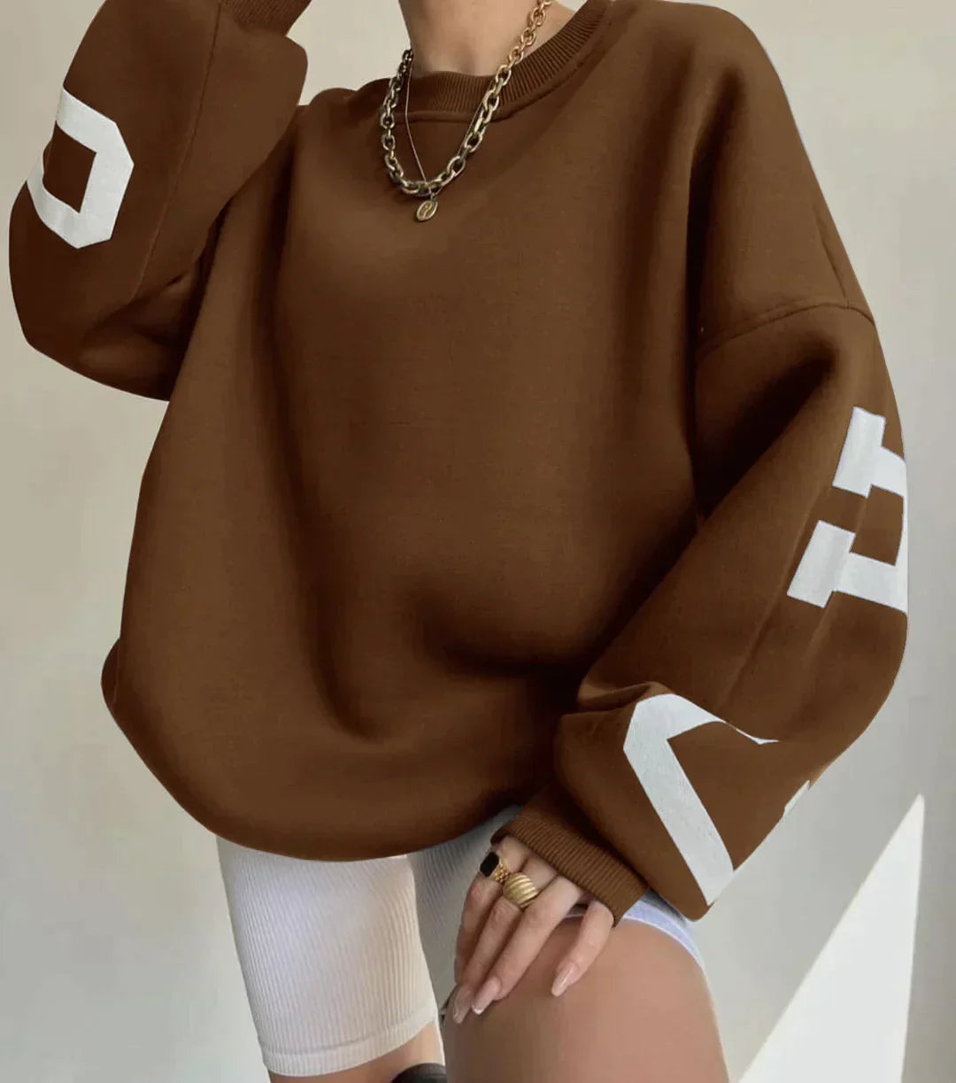 Comfortabele Oversized Sweatshirt voor Vrouwen