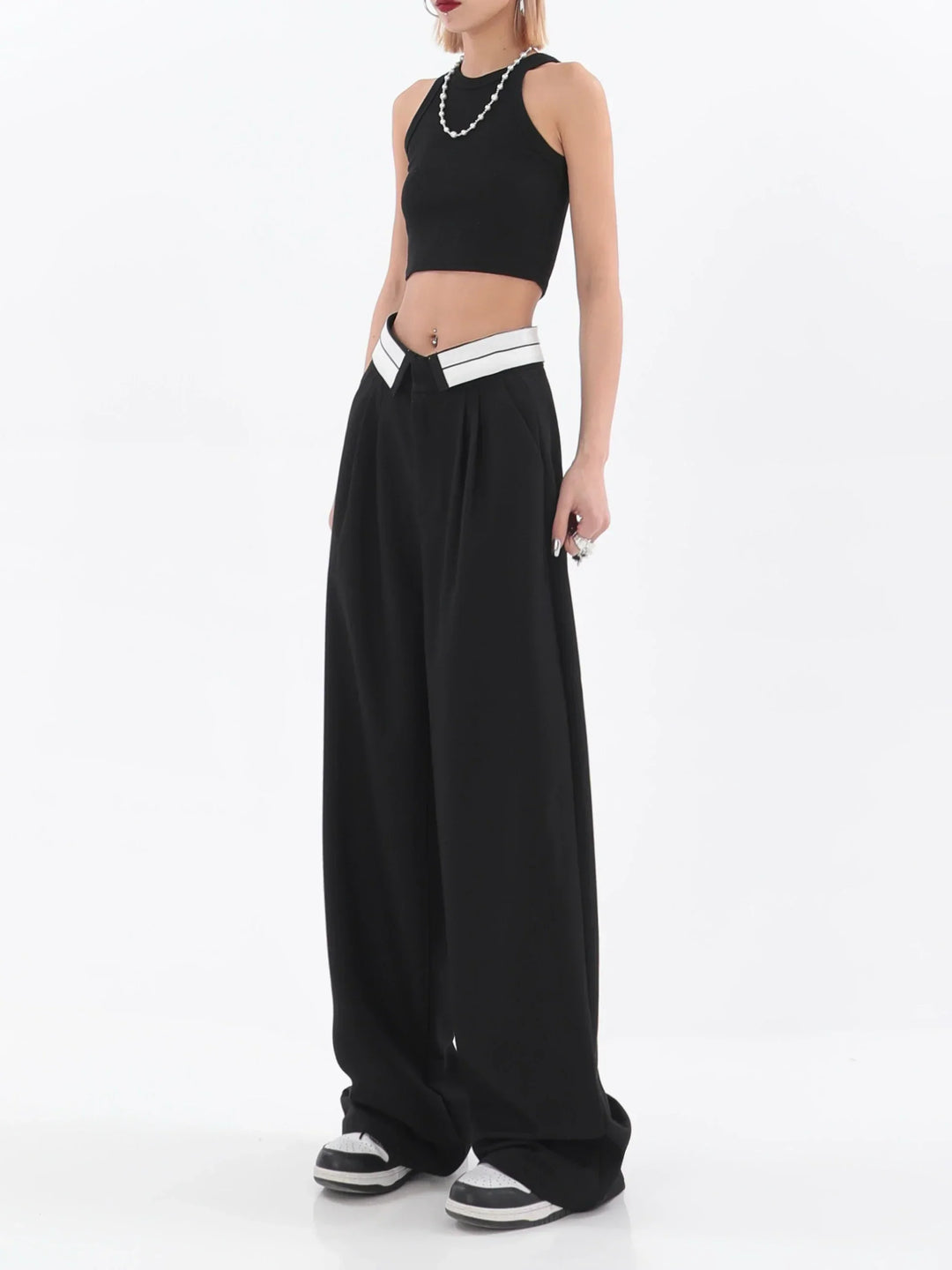 Modieuze Wijde Broek voor Vrouwen