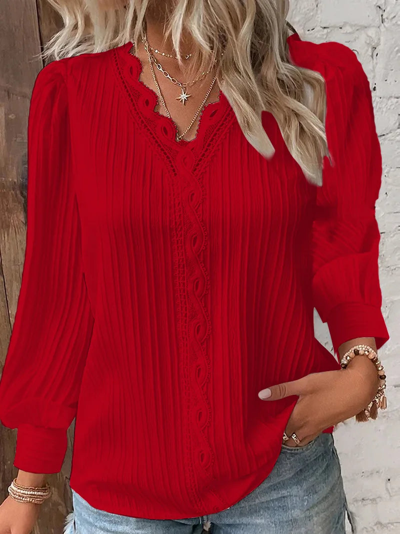 Kanten Blouse voor Vrouwen