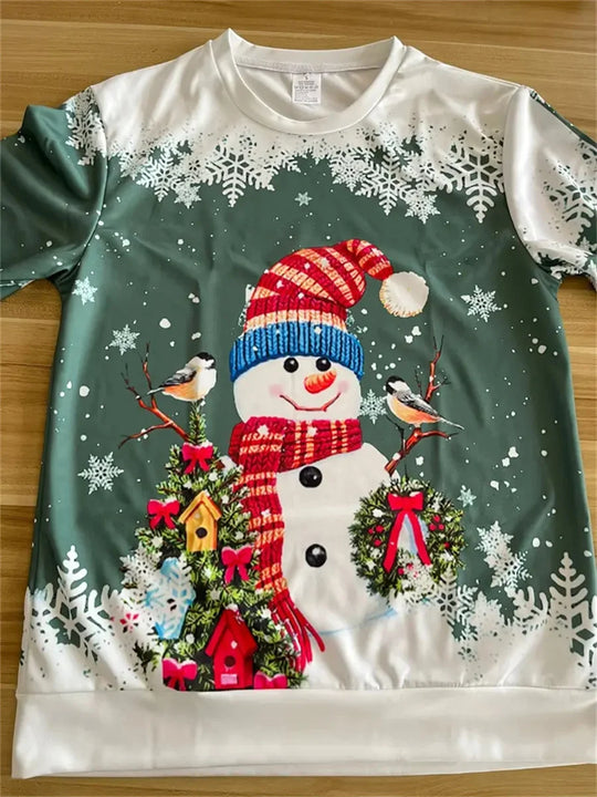 Kersttrui met Sneeuwpop voor Vrouwen