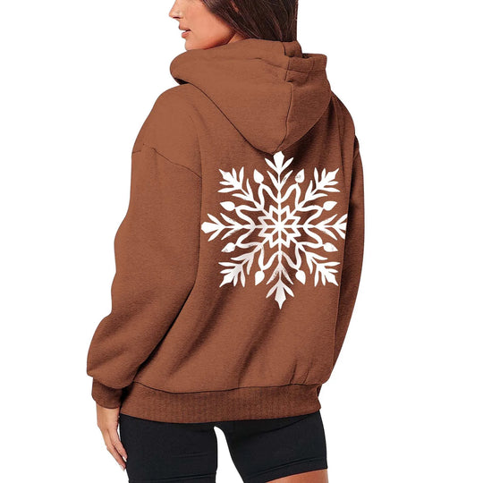 Comfy Kerst Vest met Capuchon voor Vrouwen