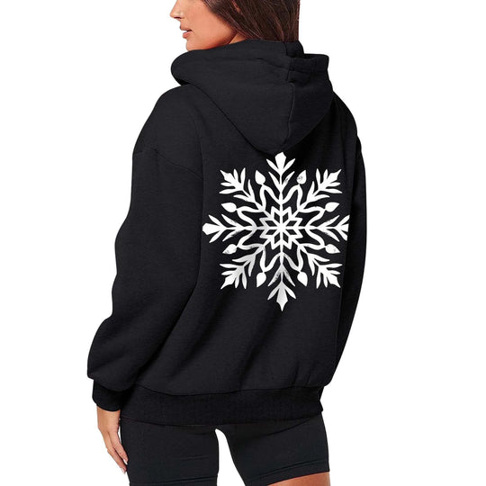 Comfy Kerst Vest met Capuchon voor Vrouwen