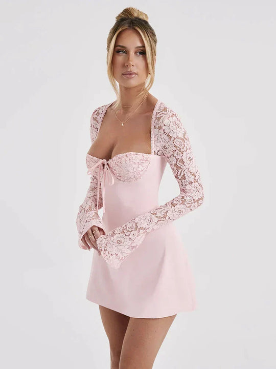 Iconische Bodycon Kanten Jurk voor Vrouwen