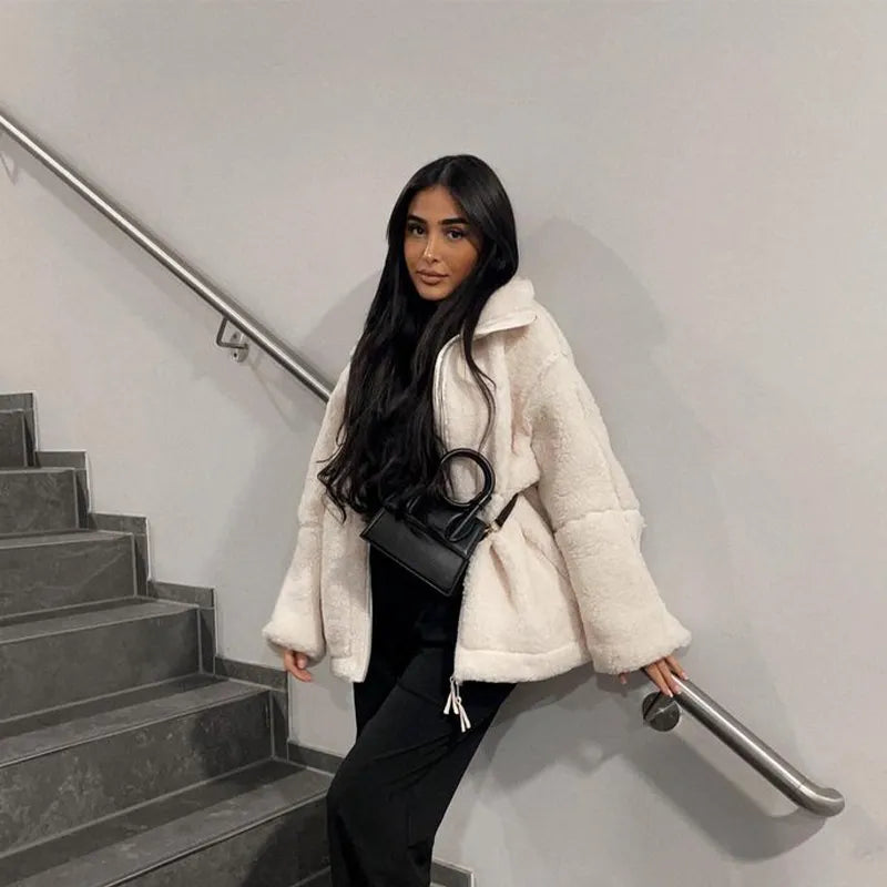 Warme Oversized Teddyjas voor Vrouwen