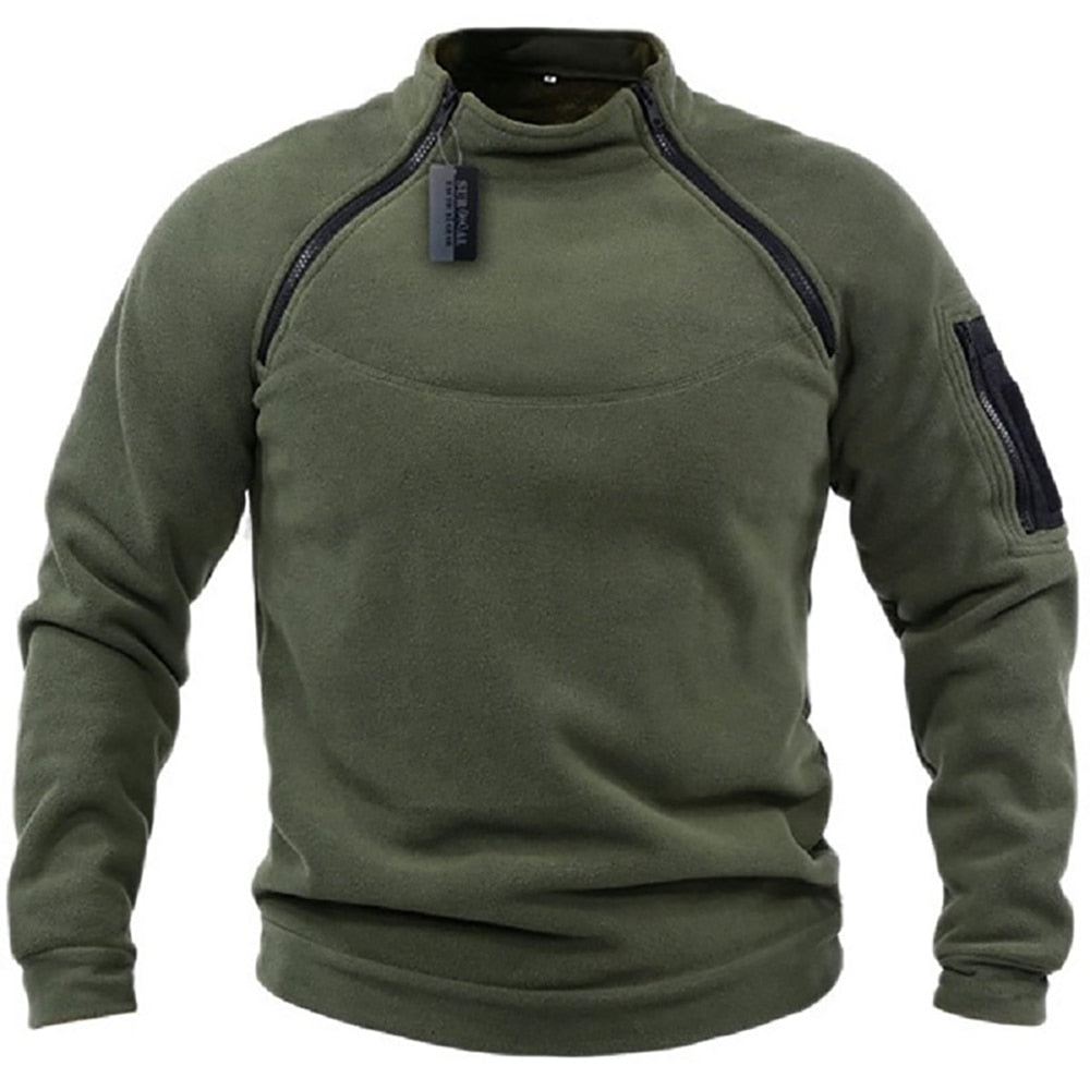 Slim-Fit Top met Tactisch Ontwerp voor Mannen