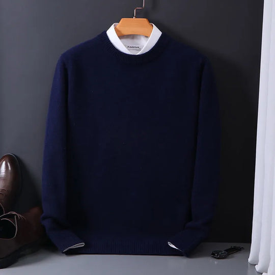 Luxe Kasjmier Trui voor Mannen