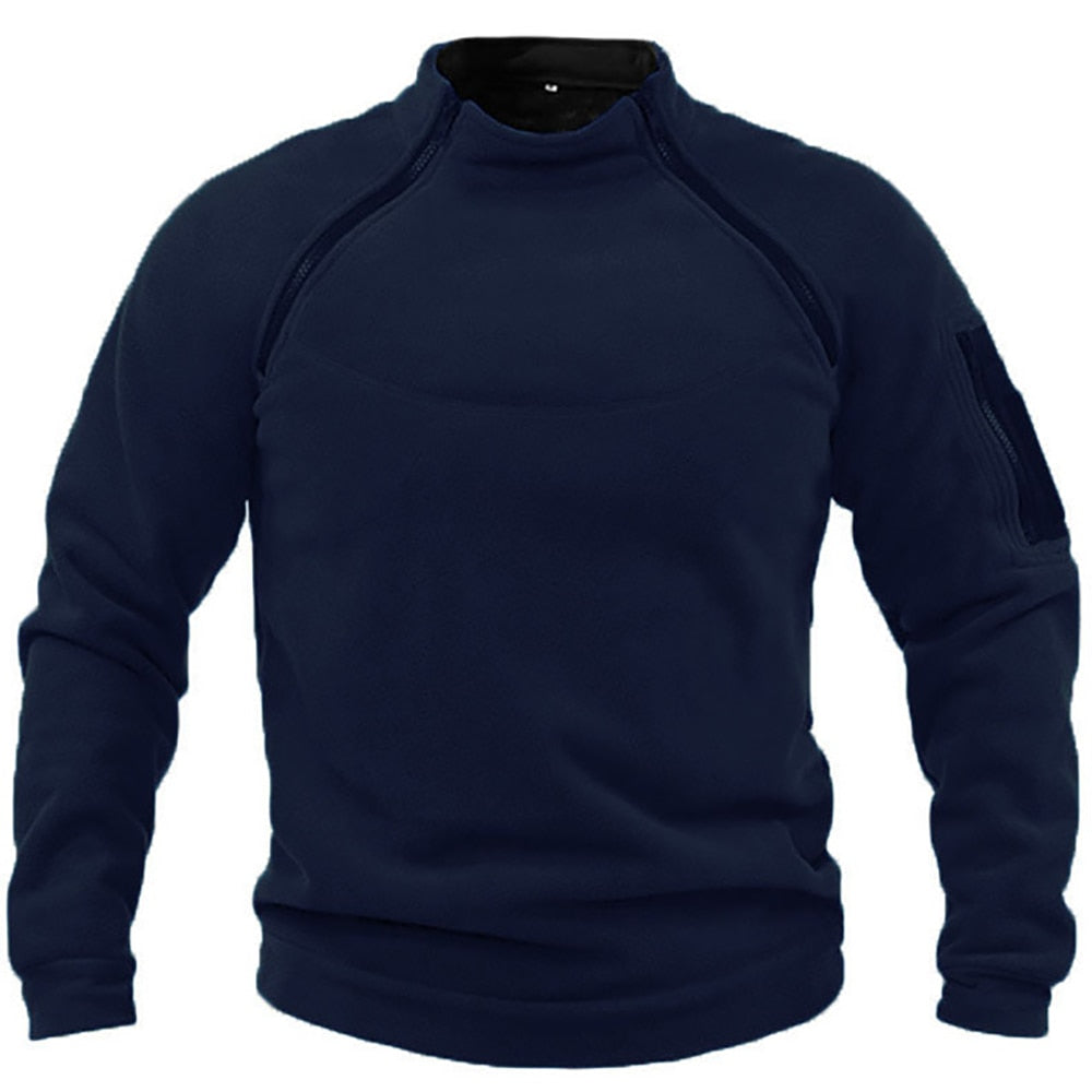 Slim-Fit Top met Tactisch Ontwerp voor Mannen
