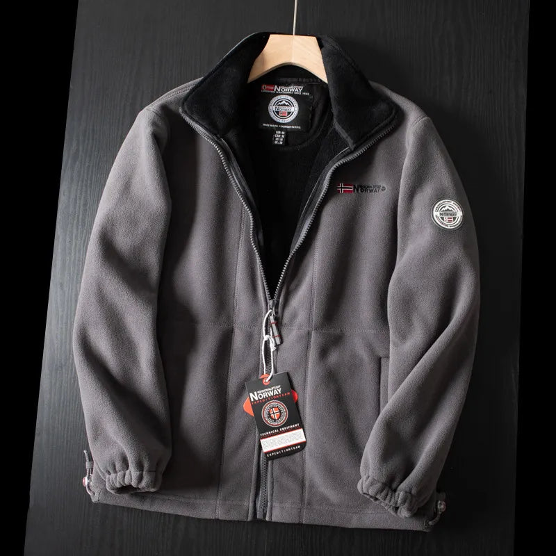 Ultra-Warme Fleece Jas met Rits voor Mannen en Vrouwen