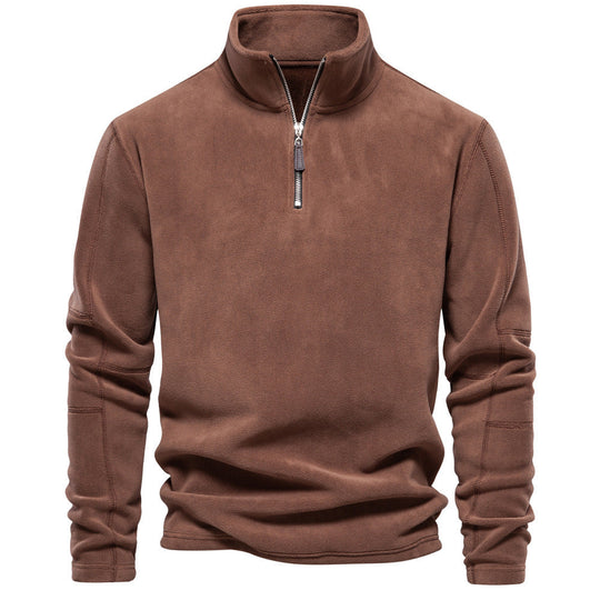 Fleece 1/4 Zip Sweater voor Mannen