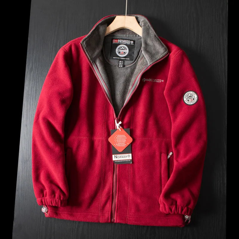 Ultra-Warme Fleece Jas met Rits voor Mannen en Vrouwen