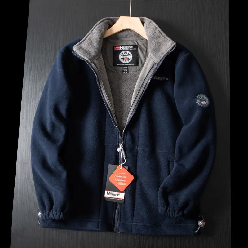 Ultra-Warme Fleece Jas met Rits voor Mannen en Vrouwen