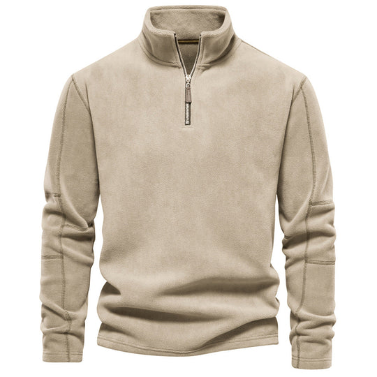 Fleece 1/4 Zip Sweater voor Mannen