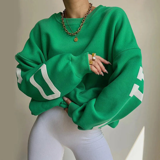 Comfortabele Oversized Sweatshirt voor Vrouwen