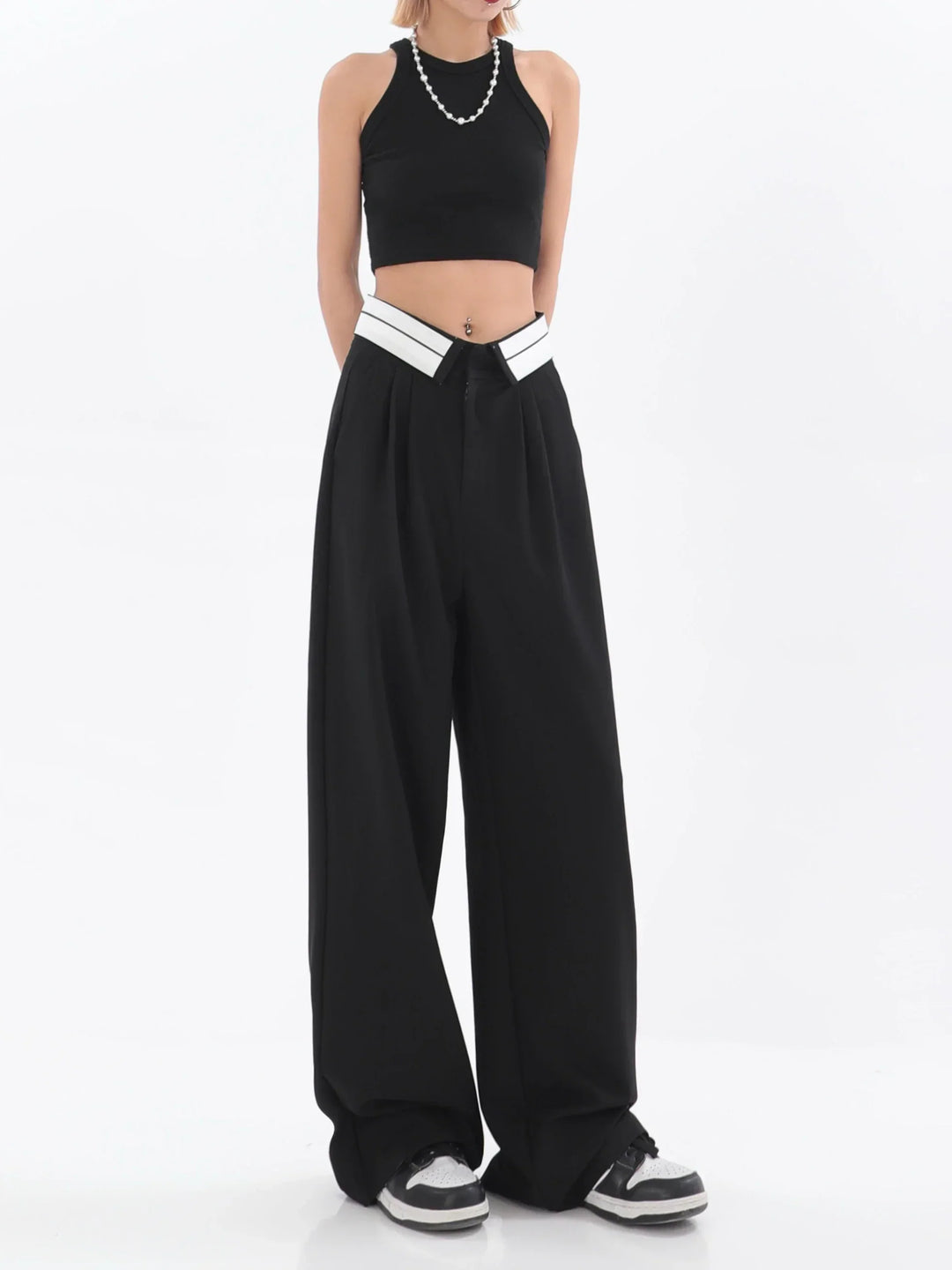 Modieuze Wijde Broek voor Vrouwen