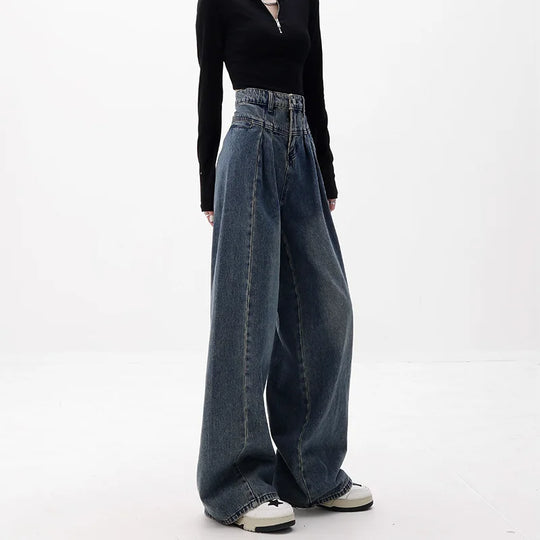 Hoge Taille Wijde Jeans voor Vrouwen