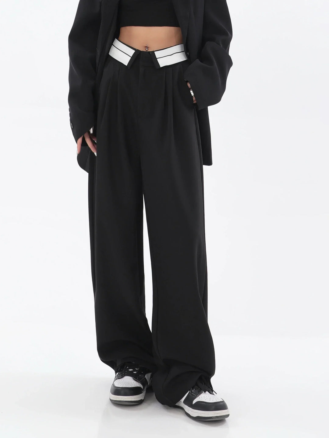 Modieuze Wijde Broek voor Vrouwen