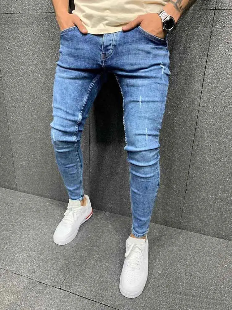 Strakke Slim Fit Spijkerbroek voor Mannen