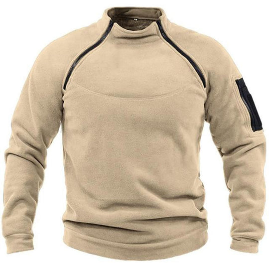 Slim-Fit Top met Tactisch Ontwerp voor Mannen