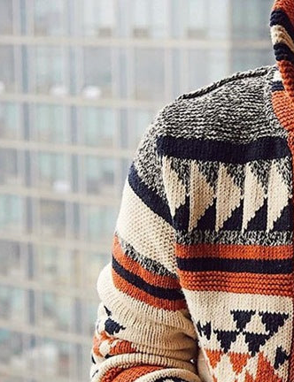 Warm Gebreid Vest voor Mannen
