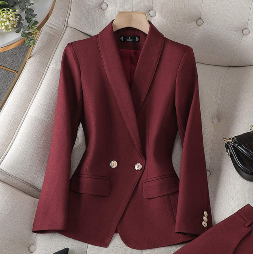 Stijlvolle Blazer en Broek Set voor Vrouwen
